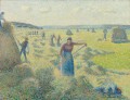 die Ernte von Heu in eragny 1887 Camille Pissarro